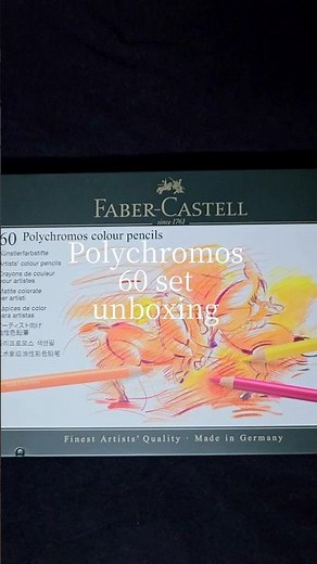 Faber-Castell Polychromos 60 Set Unboxing ✏️ Every Color Up Close