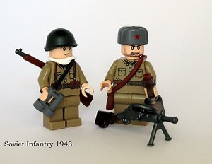 lego ww2 moc 各国军队 人仔 装甲车 图片