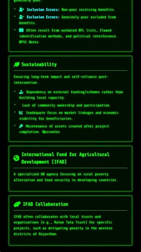 Challenges in Poverty Alleviation and Rural Development: Leakages, Targeting Issues, Sustainabi...