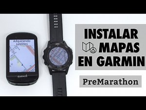 Como instalar mapas en los Garmin Fenix y EDGE.