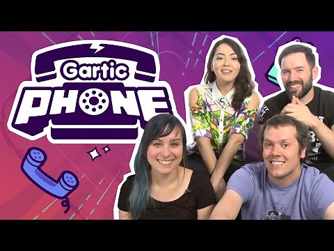 GARTIC PHONE The Telephone Game | Who's Best at Drawing? in Challenge of the Week