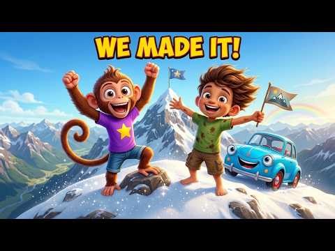 👉 “Monkey Climbed the Highest Mountain… But He Almost Fell 😱🐵”‪@TheMonkeyWorld-p2z‬