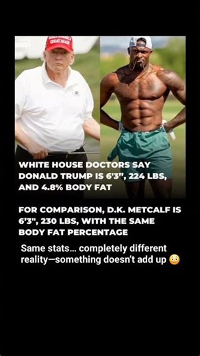 Trump vs DK Metcalf Stats — Internet Confused 😳