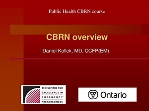 CBRN Overview for Public Health Professionals - SlideServe
