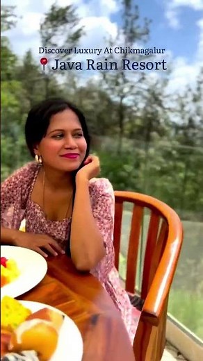 Java Rain resort Chikmagalur😍 | Best resort in Chikmagalur | Shwetha salian | WanderBees #shorts