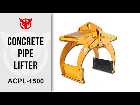 Concrete Pipe Lifter 1500 | Aardwolf