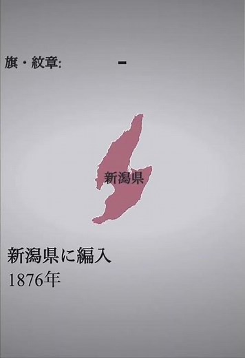 佐渡島の歴史 #地理 #今と昔 #島 #市町村 #歴史 #佐渡島 #shorts