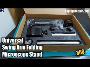Universal 360 swing arm folding microscope stand | microscope