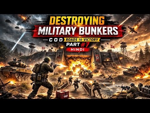DESTROYING MILITARY BUNKERS || C O D ROADS TO VICTORY PART #7 || HINDI