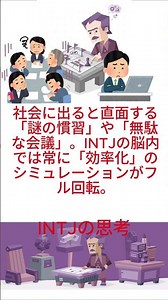 【MBTI解説】INTJの頭の中 #mbti #shorts #16タイプ性格診断 #intj
