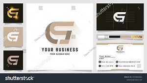 Letter Cs Gs Monogram Logo Business Stock Vector (Royalty Free) 2231843441 | Shutterstock