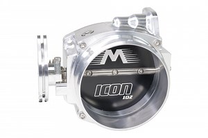 ICON 102/105mm Cable Drive Throttle Body (Bare Finish) w/ Interchangea