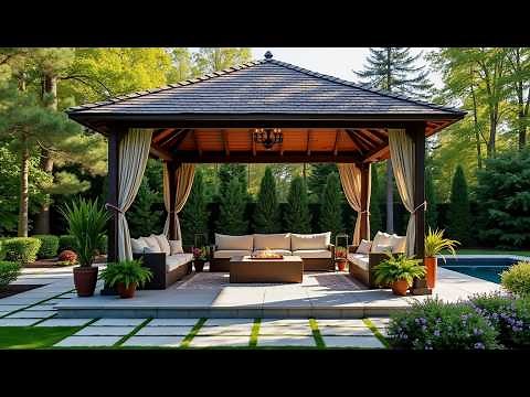The Art of Gazebo Elegance | Professional Design and Decoration Ideas
