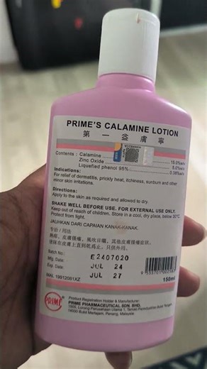 Ubat Sapu Kulit Gatal CALAMINE Lotion