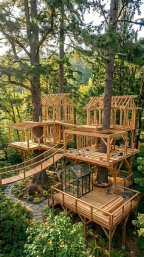 Luxury Treehouse Construction Timelapse (Start to Finish)