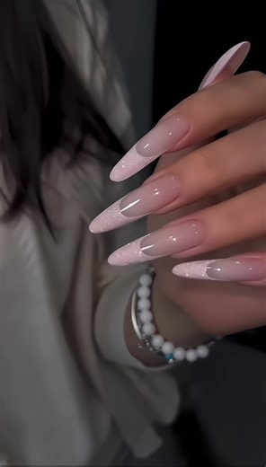 Icy Nude Pink Press-On Nails: Effortless Glam