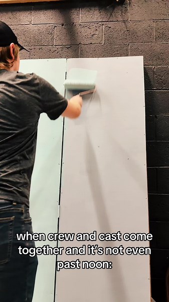 Crew and Cast have been working hard on the set!! Don’t forget to buy your tickets for the show!! 🐠 #Fyp #BigFish #Saturday #Musical #CastandCrew