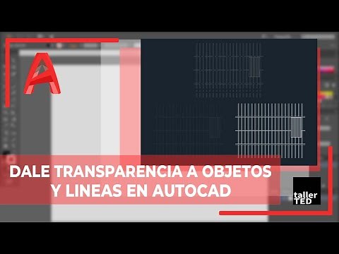 Dale transparencia a objetos y lineas en AutoCAD!
