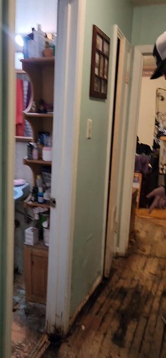 A quick look at the damage done by the previous water heater. Thank you to Steam Team for helping us out on this project! | Above & Beyond Plumbing LLC