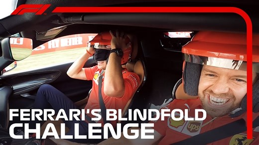 Ferrari's Blindfold Challenge With Vettel And Leclerc!