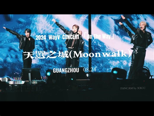 【4K】对刚成形的世界，跨出第一步的Moonwalk｜240824威神V广州演唱会·《天选之城（Moonwalk）》饭拍舞台