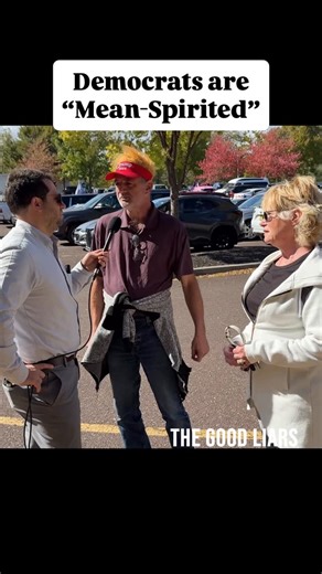 The Good Liars on Instagram: "Talked to people who said that Democrats are mean-spirited but also should be h***ed"