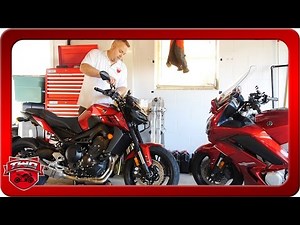 How To Setup Motorcycle Suspension Sag Rebound Compression Damping FZ09 MT09
