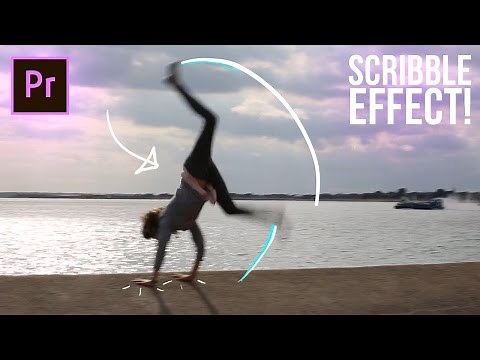 How to SCRIBBLE Animation write-on line effects in Adobe Premiere Pro CC Tutorial (No After Effects)