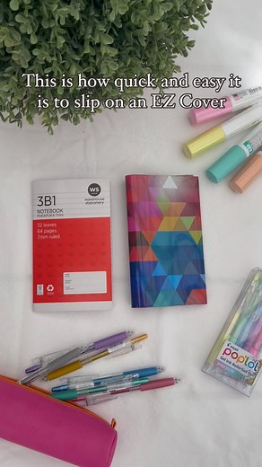 Under 1 minute to cover a school book? Watch and see how EZ Covers makes it possible! ⏱️📚 Quick, stylish, and stress-free. Ready, set, cover! 🎒 #backtoschool #schoolsupplies #notebookcovers #personalizedlabels #schoolessentials #stylishstationery #stationeryaddict #creativecovers #studentlife #parentinghacks #easyorganization #kidsstyle #schooldays #coolkids #stayorganized” | EZ Covers - School Book Covers
