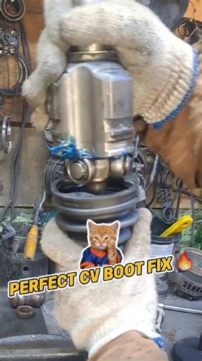 CV Axle Boot Repair DONE RIGHT! Stop Grease Leak FAST 🔥 #shorts #mechanic