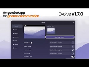 GNOME Customization with Evolve v1.7 | This is EPIC!