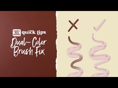 Dual-Color Brush Fix in PROCREATE