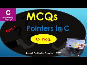 MCQs on Pointers in C language| C language MCQs| CS NET/ SET/ GATE/ PET MCQs