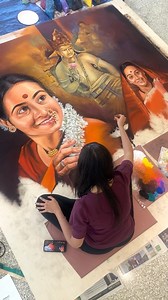 2.3M views · 89K reactions | Happy To perform Rangoli Art in Florida,...