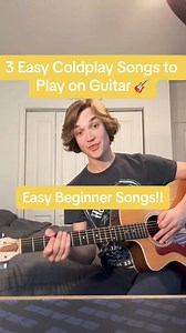 3 Easy Coldplay Songs Anyone Can Play  #guitartok #guitarlesson #guitartutori #acousticcover #musiciansoft #coldplay #fyp #foryou | Guitar Dave | Facebook