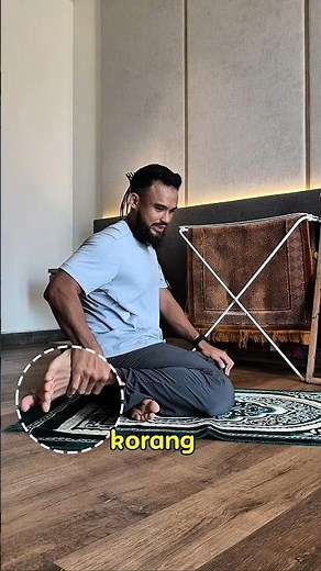 How to sit when performing Tahiyyat? #rehabexercise #muslims #rehabpray
