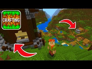 CRAFTING AND BUILDING - BEST VILLAGE AND PILLAGER OUTPOST SEED IN 2025!!