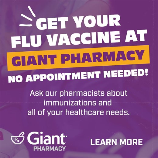 Schedule an appointment or walk right in! | Giant Food