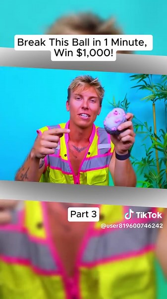 Break This Ball in 1 Minute, Win $1,000! | break stuff