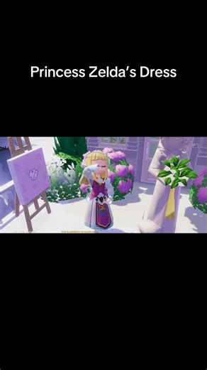 They asked me a lot about the pattern of Princess Zelda's dress that I made in Heartopia #heartopia #heartopiagame #zelda #heartopialatam