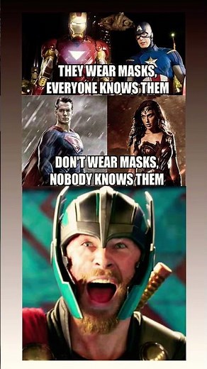 Masked Heroes vs. Unmasked Heroes! 🤯 | Thor’s Reaction to Superhero Identity Secrets! #marvel #dc