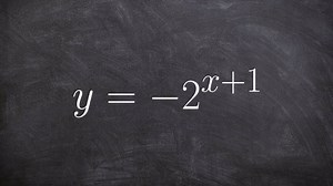 Using a table to graph an exponential equation