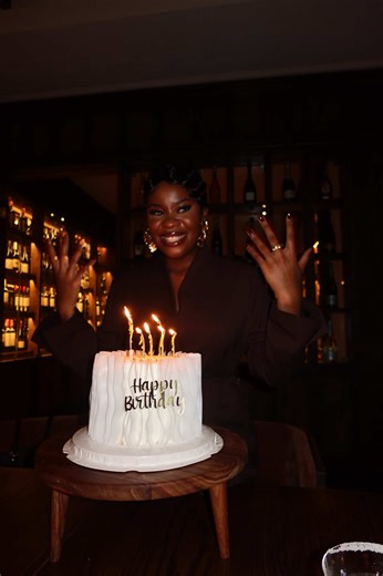 Birthday Cake with Candles Celebration