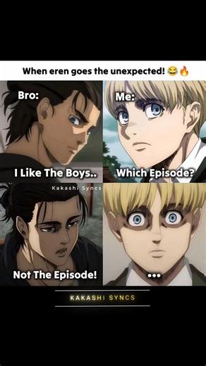 Eren already took the joke on him! 😭🔥 | #Eren #Aot #AttackOnTitan #ShingekiNoKyojin #ErenYeager