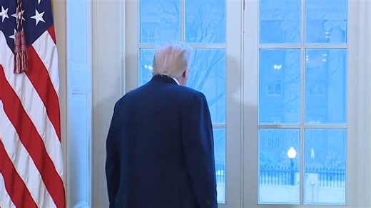 Donald Trump Looking Out Window at Ballroom / What a View | Know Your Meme