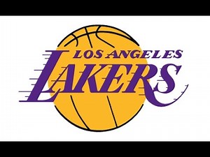 How to Draw a LA Lakers logo / Как нарисовать Логотип Ла Лейкерс