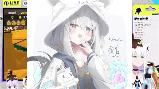 We are... Japanese goblin #shirakamifubuki #fubuki #nekomataokayu #okayu #friend #cute #fox #japanesegoblin #holojp #hololive #vtubetengoku