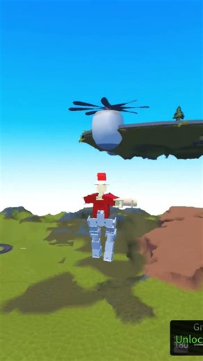 Sigma santa mech getting shredded #planecrazy #roblox #notroblox