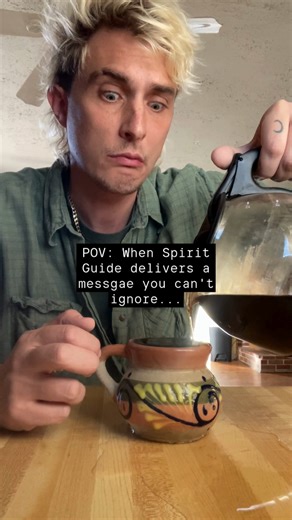 POV: You’re just trying to get coffee but spirit has other plans. ☕👻 The struggle is real, y'all! Do you also find your spirit guides distracting? lol #SouthernPsychic #PsychicPOV #EverydayPsychic | DRG Films - 11:11 TV