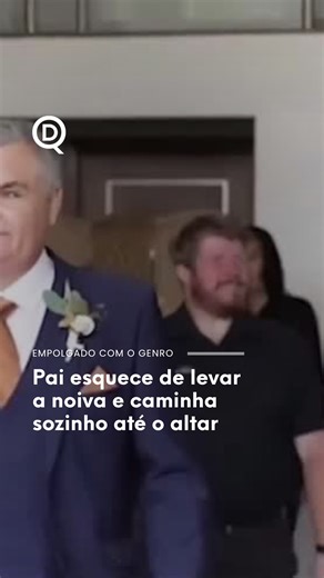 DQ on Instagram: "💍 Pai esquece de levar a noiva e caminha sozinho até o altar 😂 Música tocando, convidados emocionados, tudo pronto para o grande momento… E lá vai o pai, confiante, passo firme, seguindo direto até o altar. Só teve um pequeno detalhe fora do script: a noiva ficou para trás 😅 O clima ficou tão surreal que alguém precisou ir até o altar buscar o pai, avisar do “esquecimento” e mandar ele voltar para pegar a noiva 😂 Casamento é isso: emoção, amor… E histórias que ninguém esque